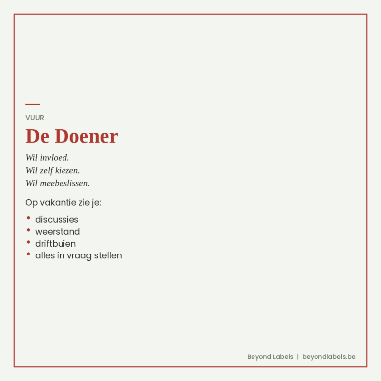 Element vuur - de doener